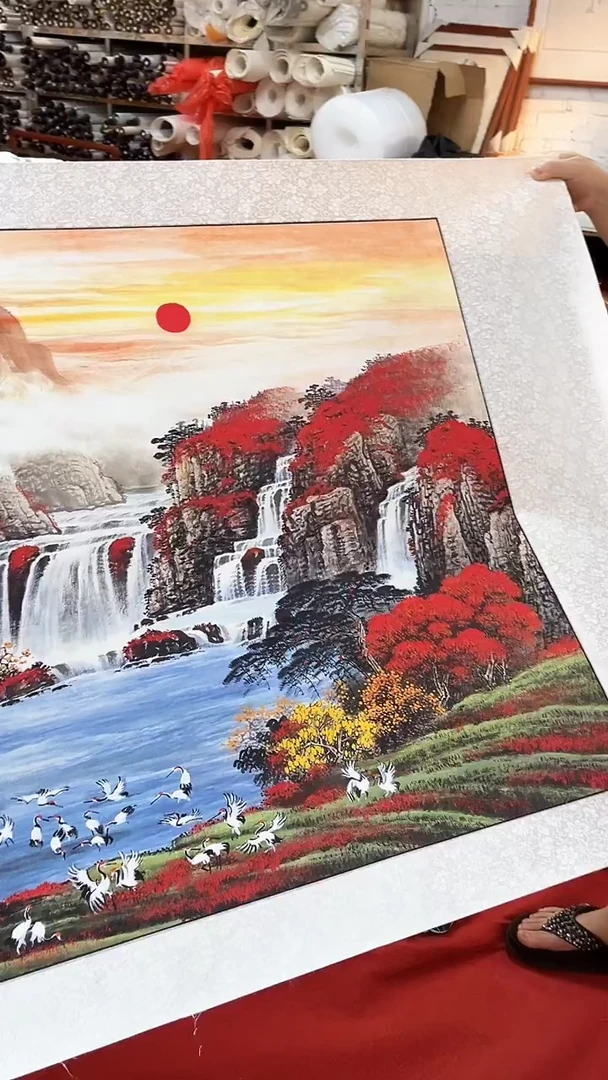 国画国画字画手绘作品