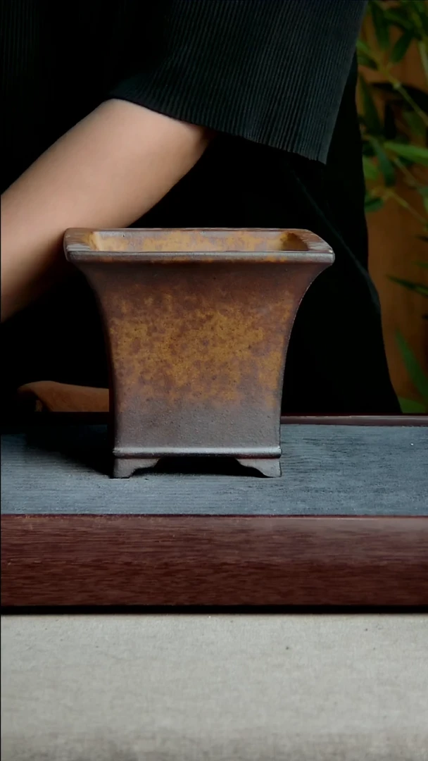 紫砂花盆13.5*13内径紫砂花盆