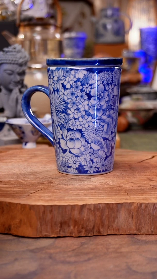 杯子陶万花手工手绘手工手绘