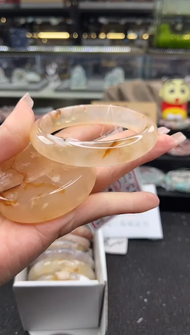 未镶嵌手镯石英质玉60圈口 （赠品镯心）629814