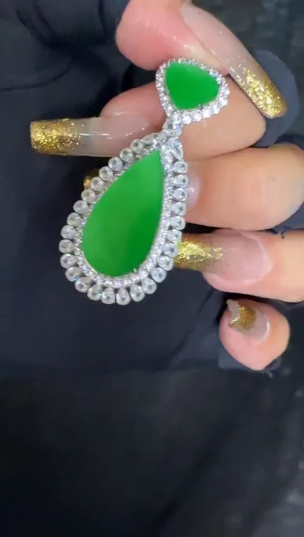 银S925镶嵌定制翡翠55定制翡翠-多样性发货（发其一）