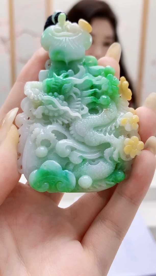 未镶嵌定制翡翠4829jw-毛货挂件199