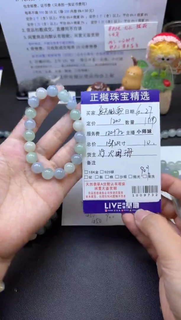 未镶嵌手串翡翠夏**雨ZYZB-1009732