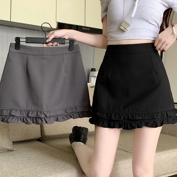 半身裙女爆款2025新款胖mm秋冬显瘦裙子高腰包臀裙高端大气花苞裙