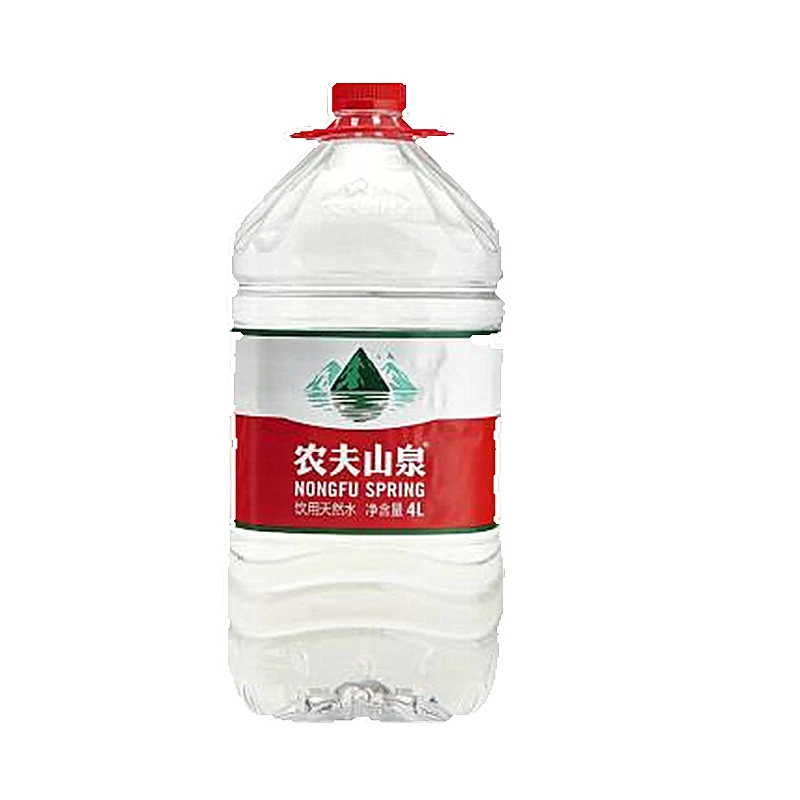 农夫山泉天然水透明装4L