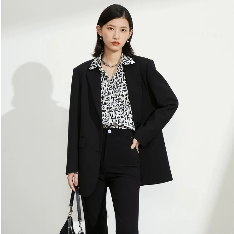 【KK专属】FF仿佛休闲气质亲肤透气西装外套女FA00308