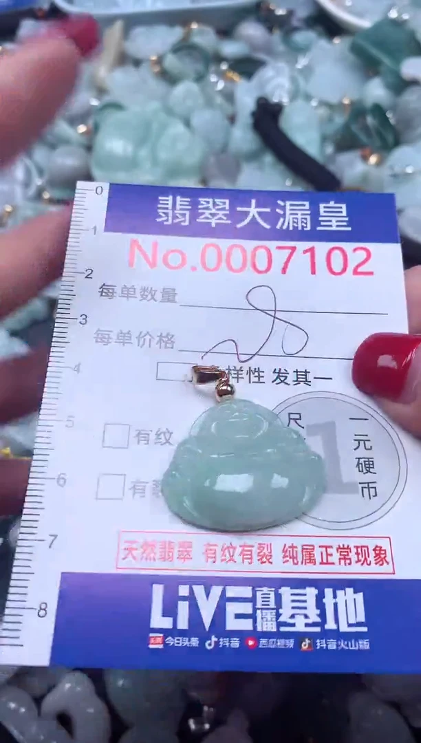 颈饰未镶嵌翡翠7102