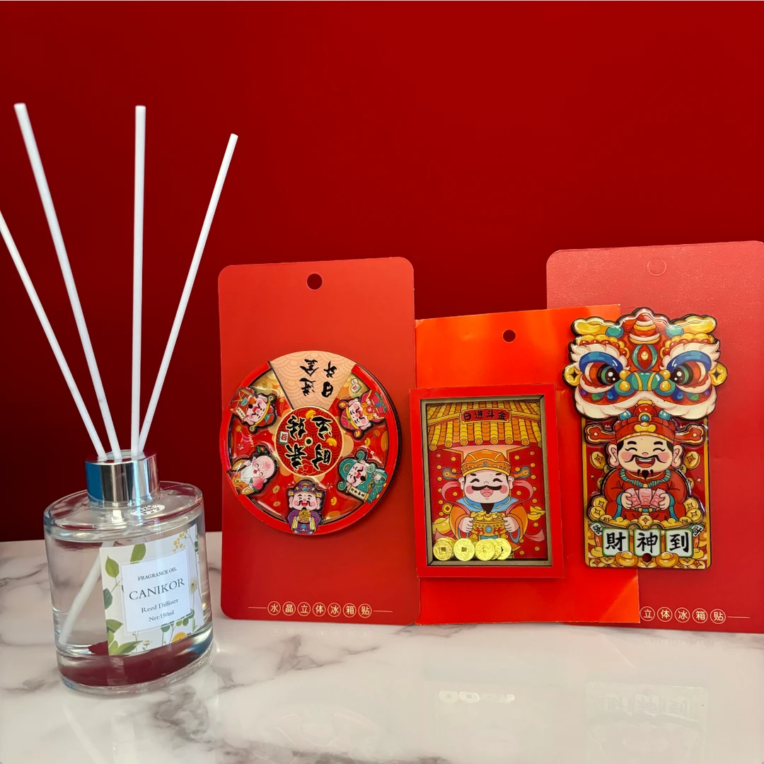 福袋-全家福冰箱贴香薰组合一套