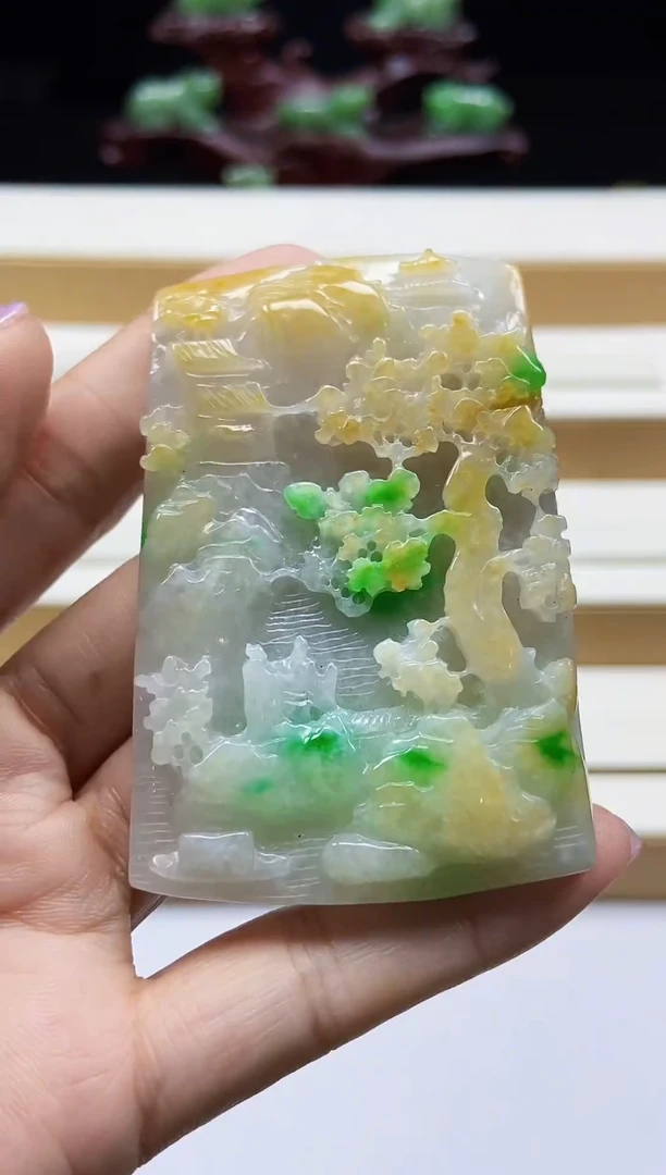 未镶嵌挂件翡翠翡翠A货