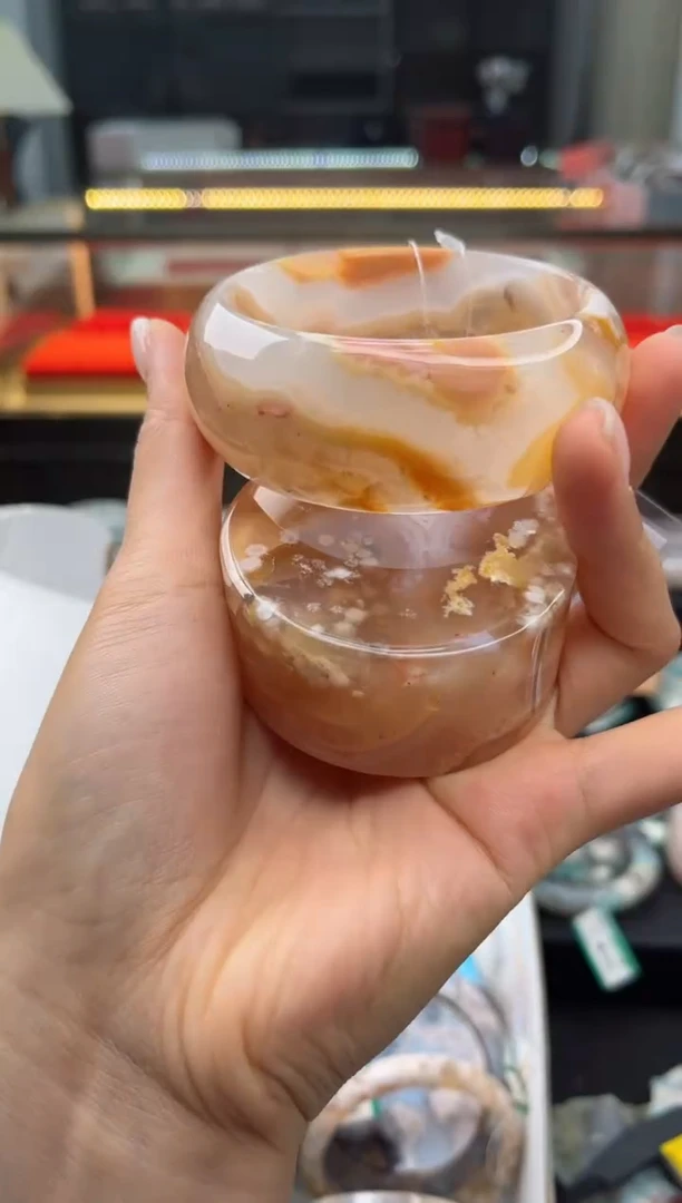 石英质玉手镯未镶嵌59圈口（赠送镯心）6600216