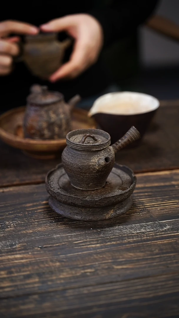 全手工制作 南蛮侧把壶