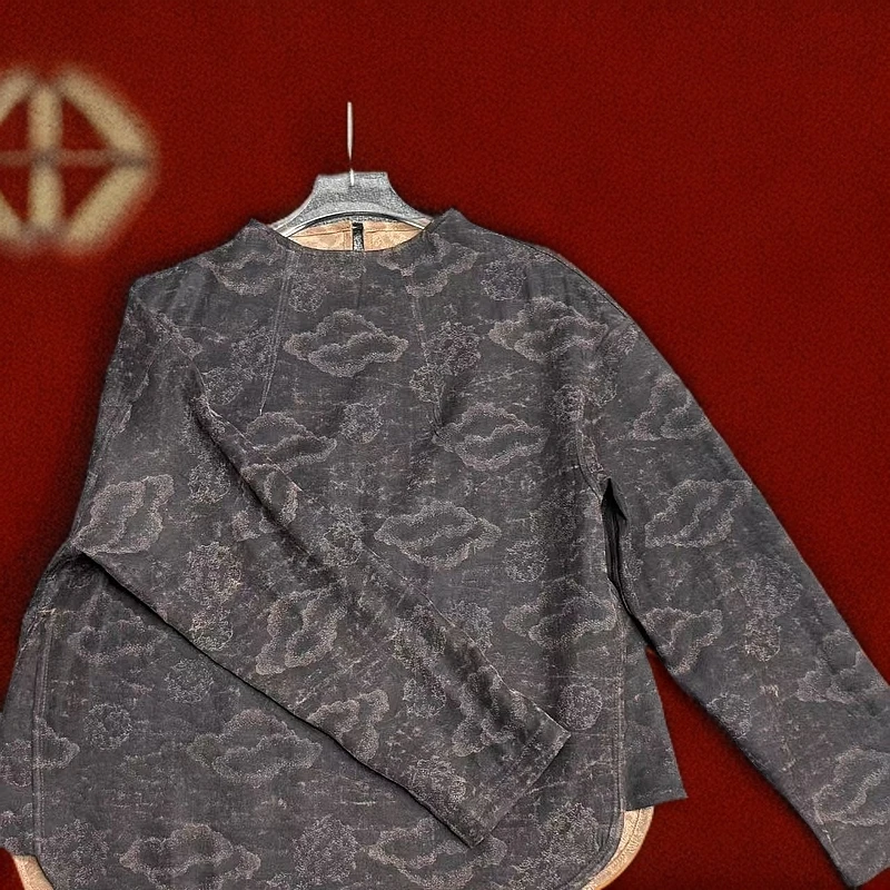 【向云端小衫】绢纺老料经典香云纱小衫