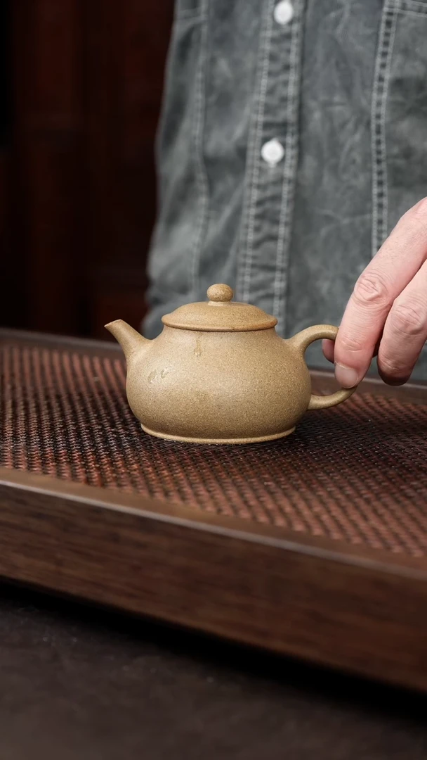茶壶紫砂青降坡潘壶