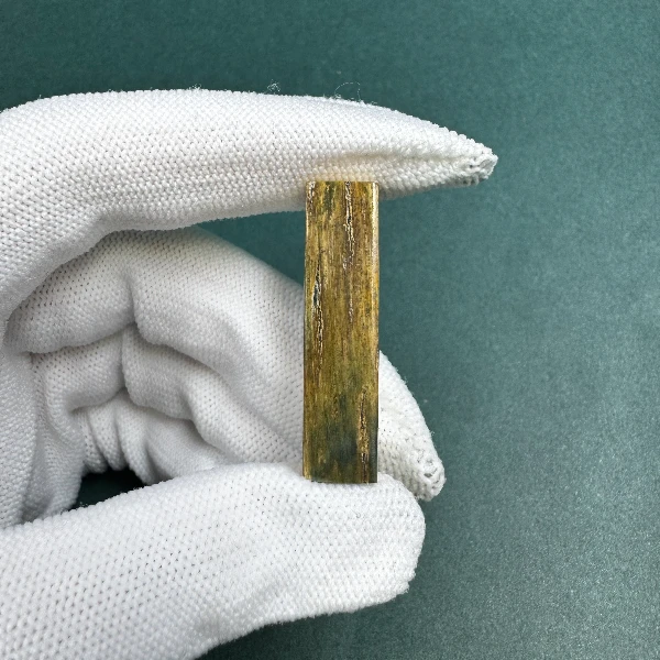 ST1105天然猛犸牙一字三通支持鉴定假一罚四