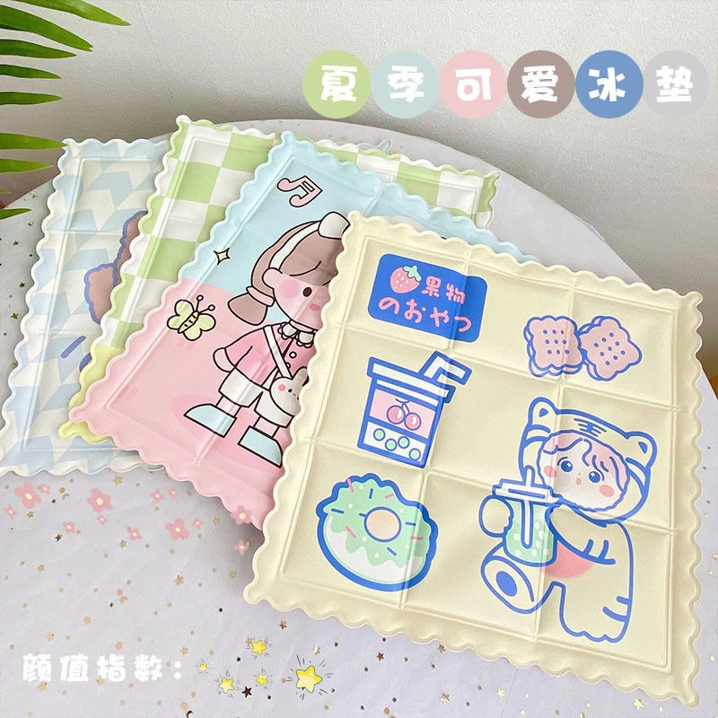卡通冰垫夏季可爱办公室冰凉坐垫凝胶散热新款冰垫学生屁垫凉垫TJ