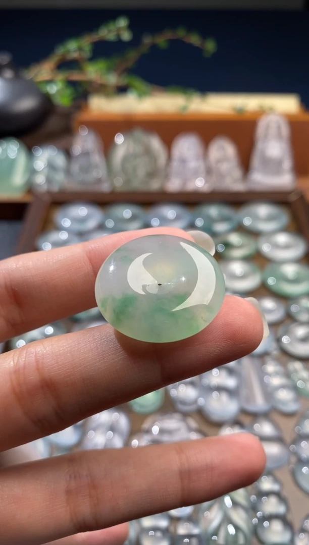 吊坠(不含链)未镶嵌翡翠扣子