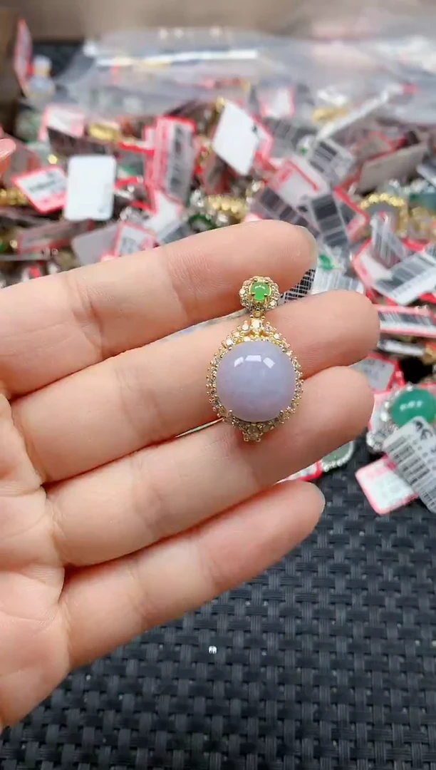 银S925镶嵌戒指翡翠天然A货缅甸翡翠