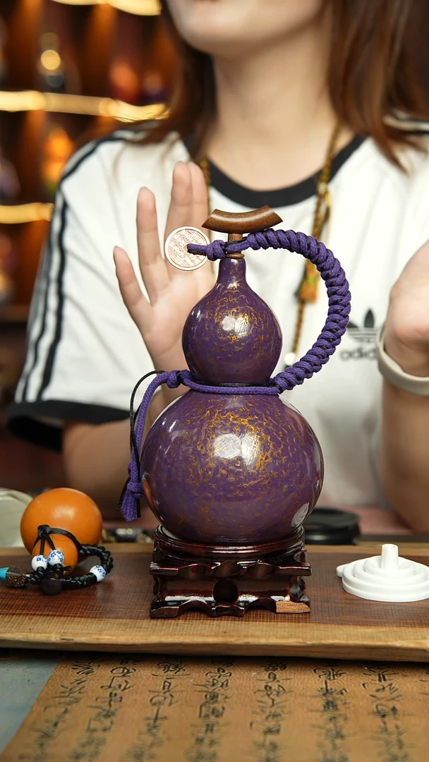 121号700ml左右非遗大漆酒葫芦