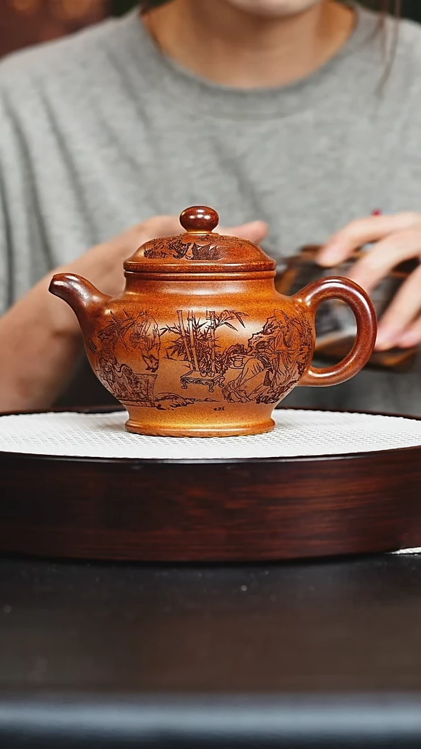 茶壶紫砂紫砂壶 掇只