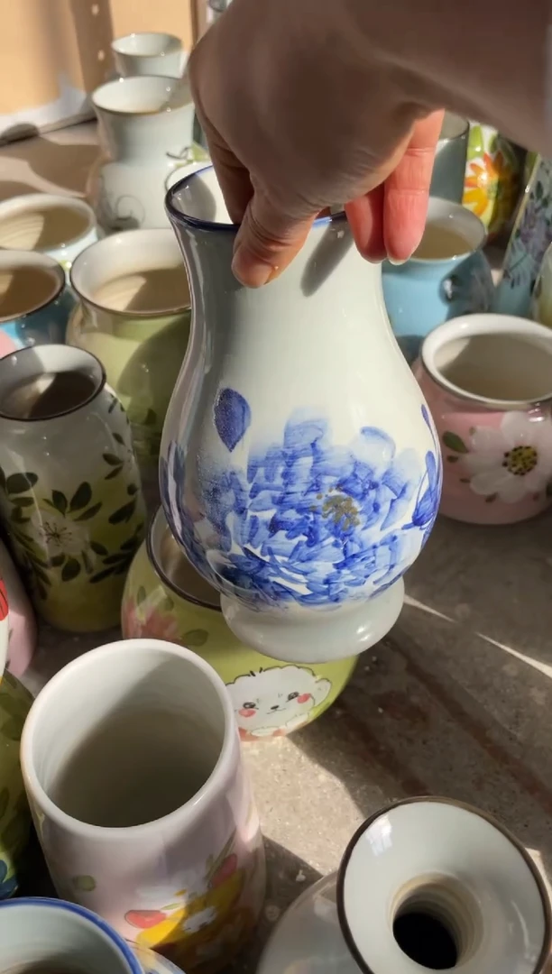 瓶瓷景德镇手绘花瓶