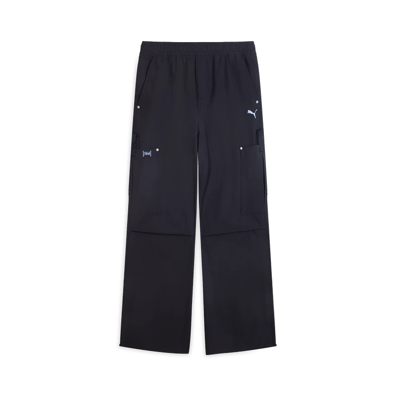 彪马（PUMA）女子运动休闲工装风宽松长裤63313901