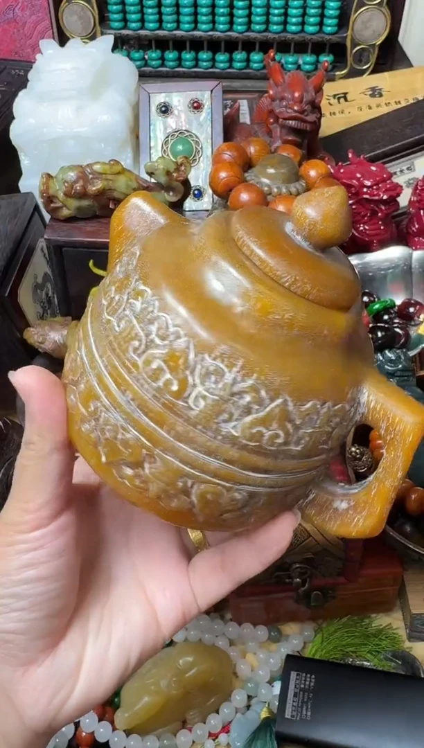 牛骨摆件主播推荐：一物一拍，讲解为准！