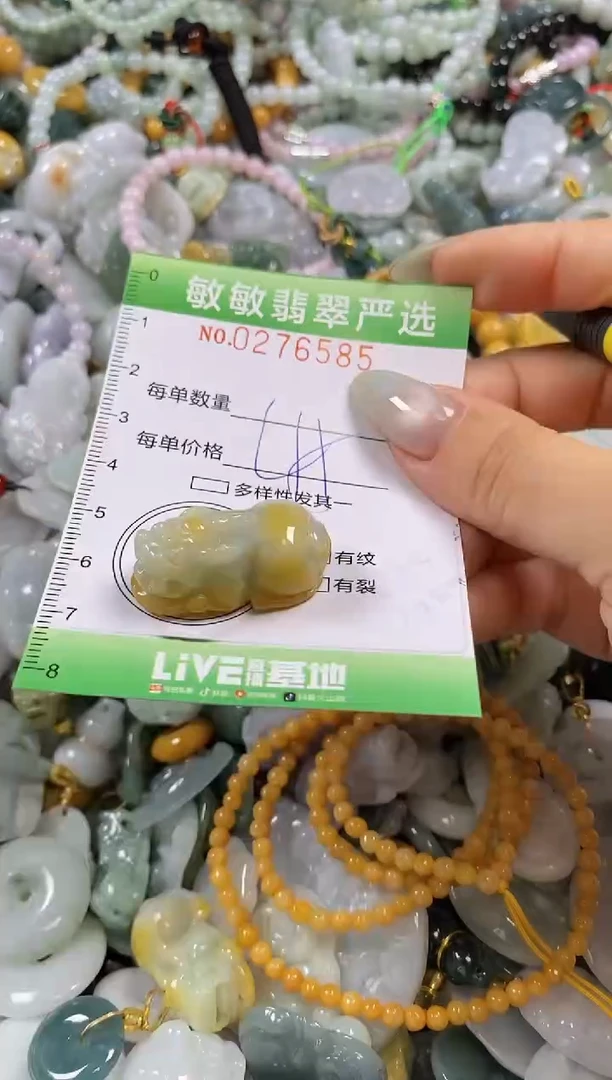 翡翠未镶嵌颈饰闪购0276585