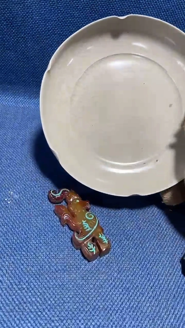瓷片手工，手绘，瓷器