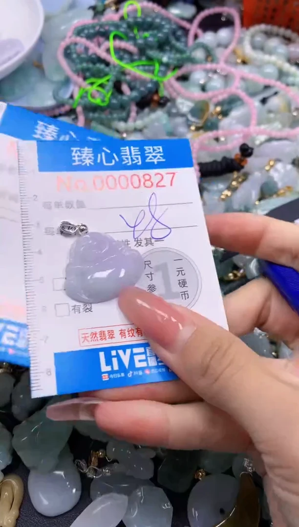 翡翠未镶嵌吊坠(不含链)827