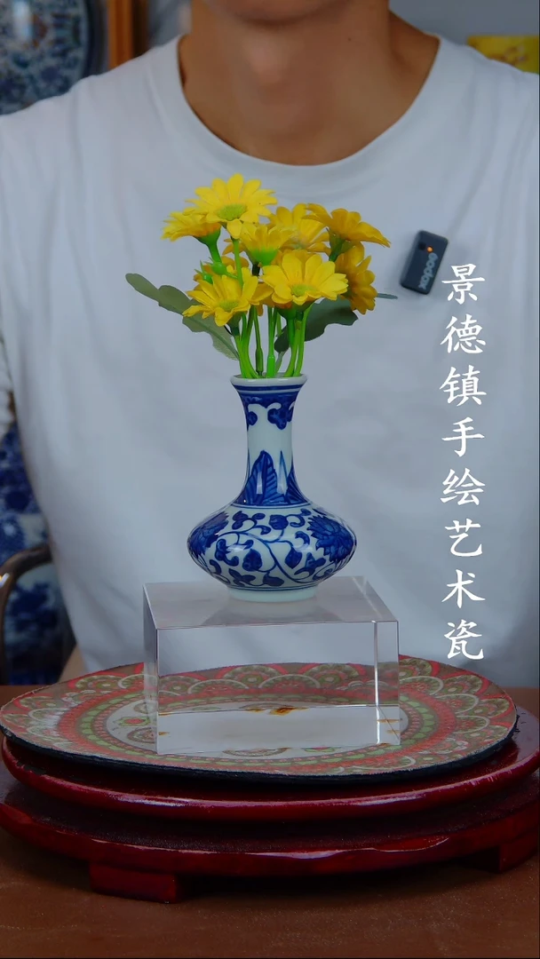 现代景德镇手工手绘陶瓷摆件1