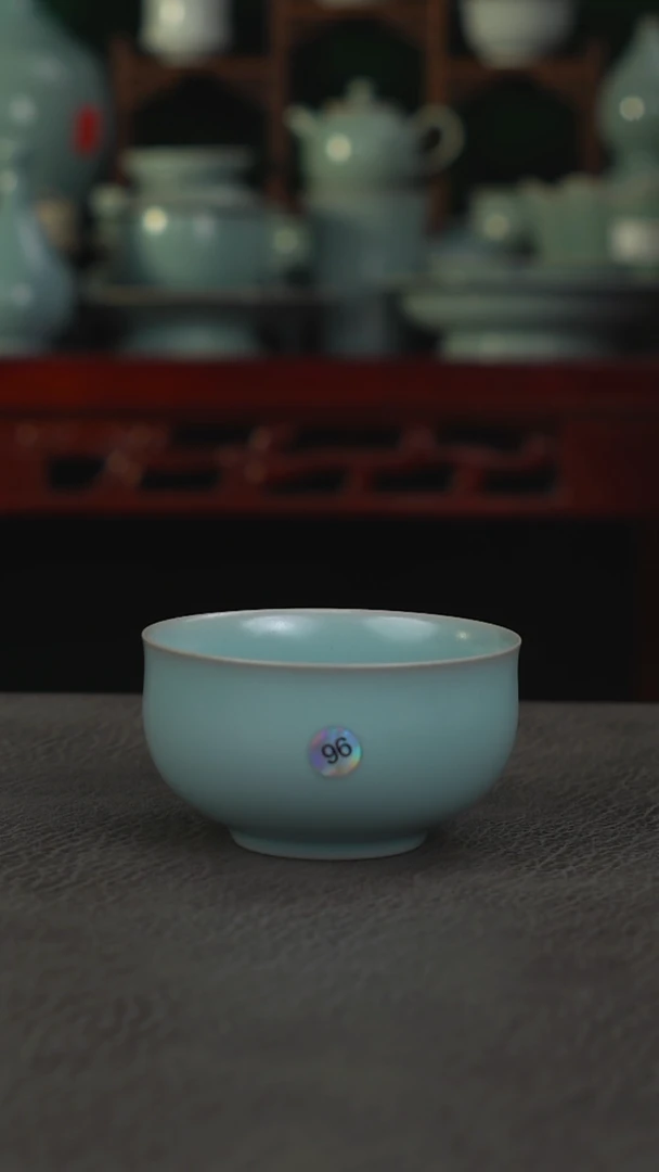 天蓝釉96号炉式杯精品110cc-二