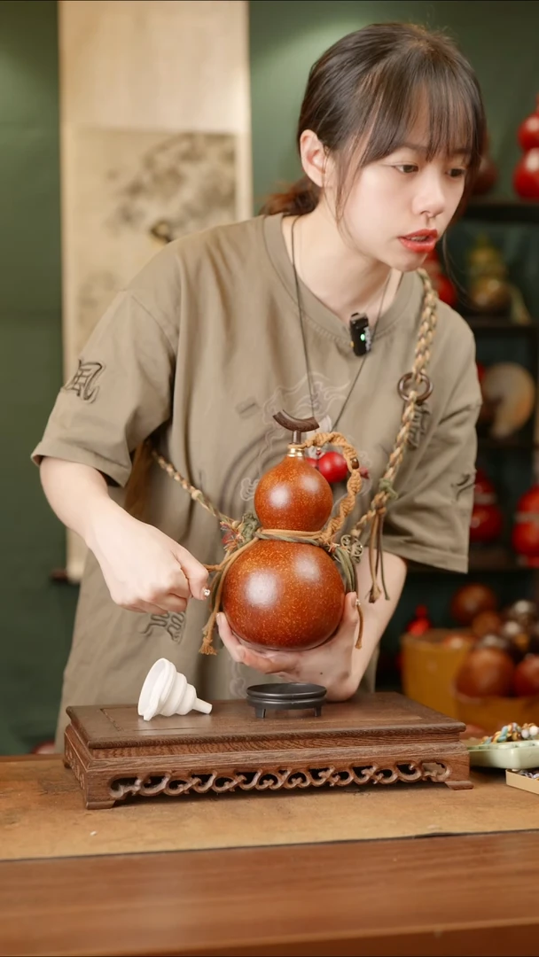 15号精品天然大漆酒葫芦一物一拍~