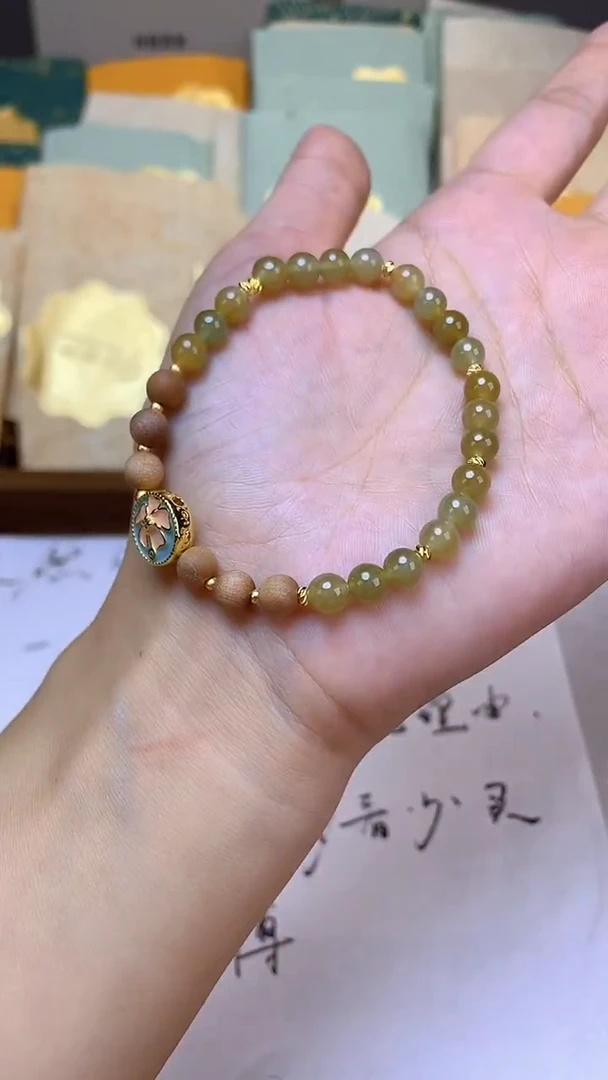 手链翡翠未镶嵌珠串