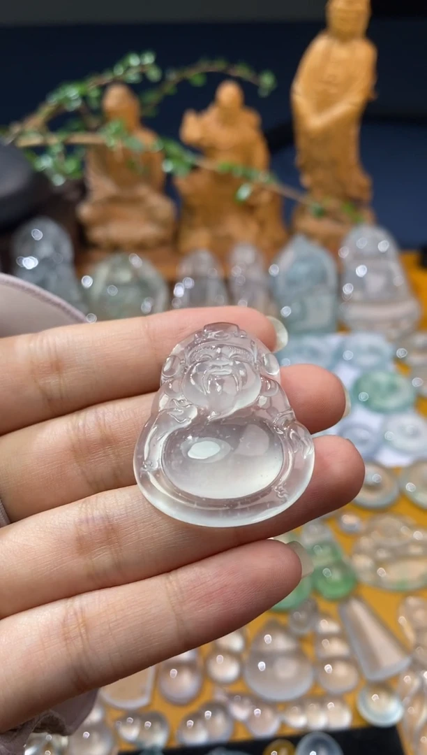 吊坠(不含链)未镶嵌翡翠财神爷