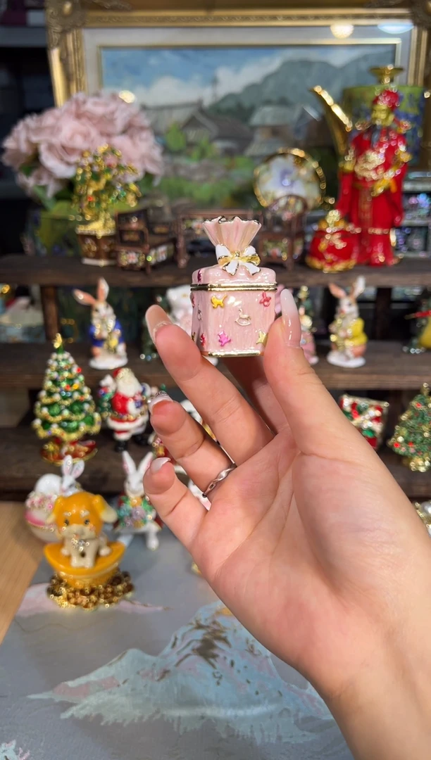 金属七宝烧首饰盒