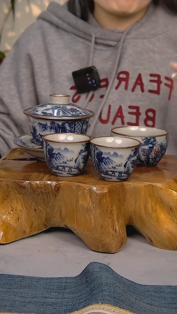 【闪购商品】4件套陶瓷茶具家用简装系列