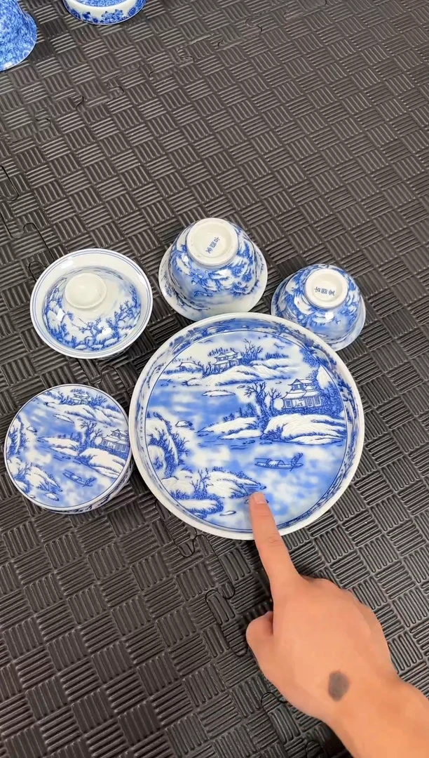 其他恐****?景德镇陶瓷茶具古器堂瑞雪兆丰年套组