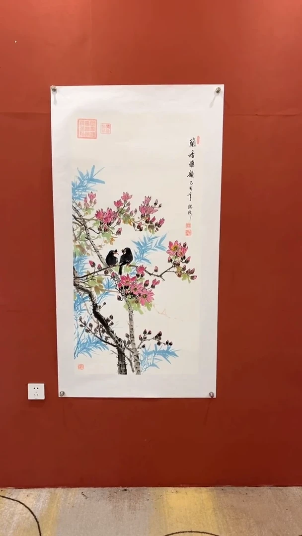 国画谢瑞新作品 兰香雅韵