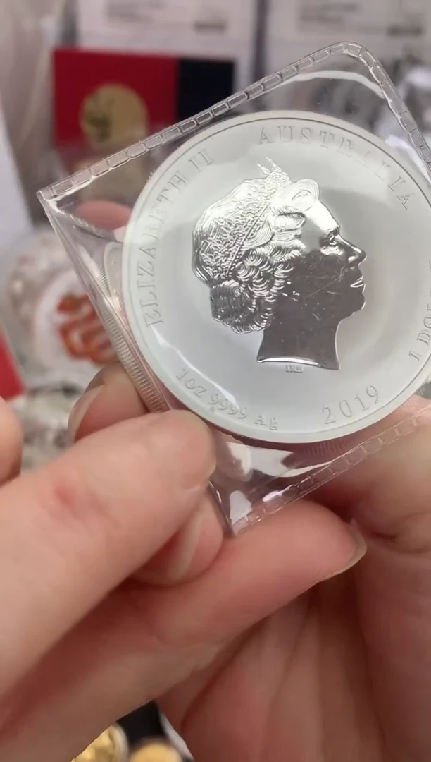 纯银世泉澳洲猪年银币