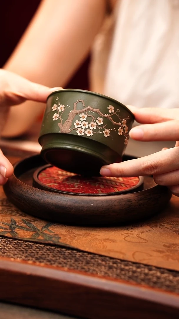 茶杯紫砂宜兴原矿紫砂 全手工制作