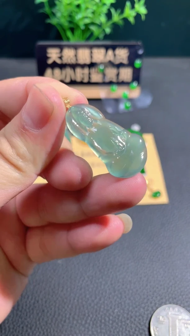 【闪购商品】翡翠颈饰18K金镶嵌翡翠