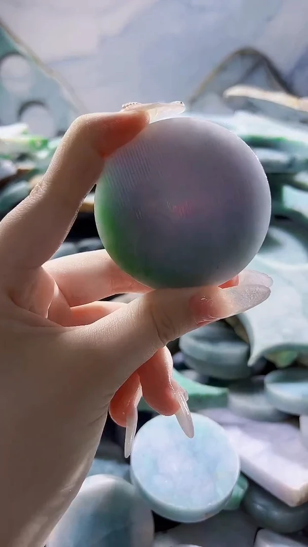 翡翠裸石缅甸翡翠A货晴6062