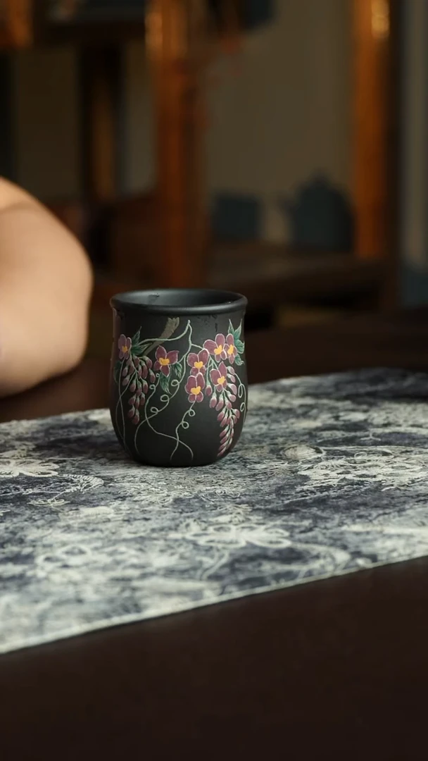 茶杯紫砂84号宜兴紫砂原矿作品