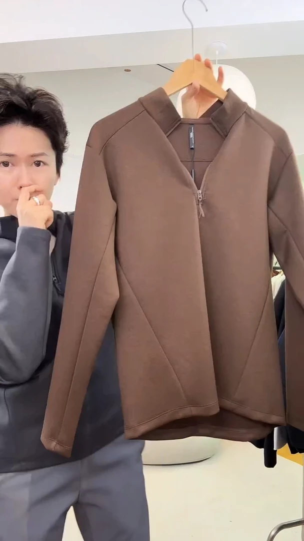 套头款深咖色套头卫衣S码 125斤左右