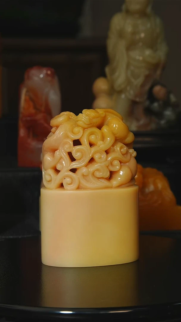 寿山石印石大*寿山石印章10