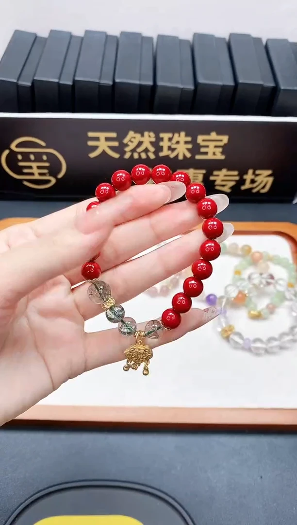 未镶嵌手链石英岩玉多样性发一SL007