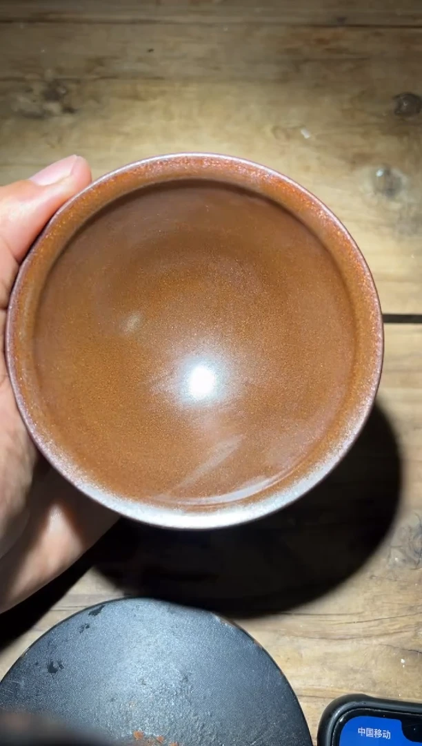茶盏老木头精品柴烧158