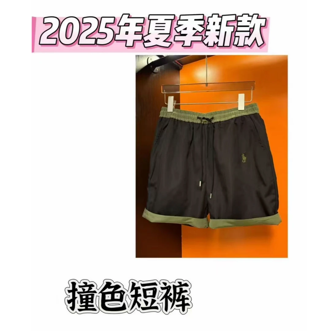 LZ0075 2025秀场同款刺绣百搭男士短裤