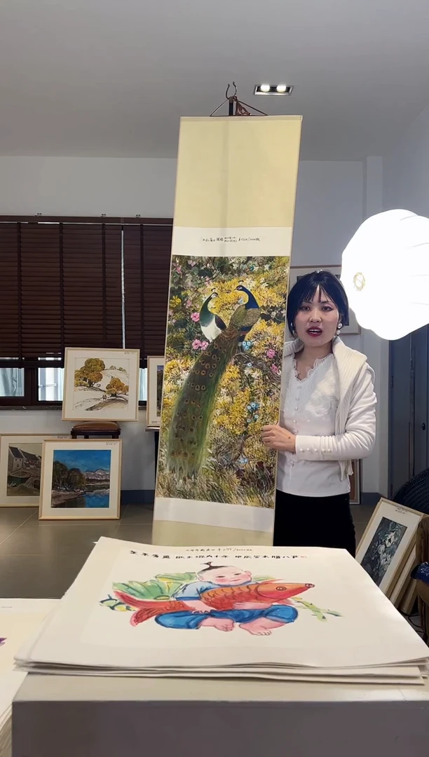 【闪购商品】版画耿玉琨限量作品亲签盖章版画S