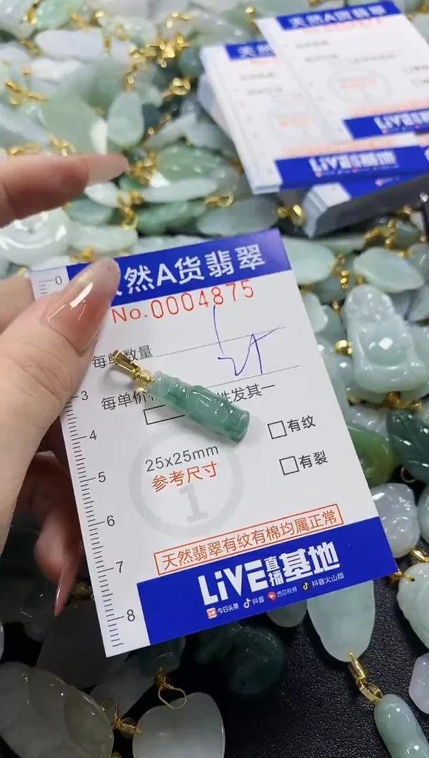 颈饰未镶嵌翡翠一****～天然A货翡翠